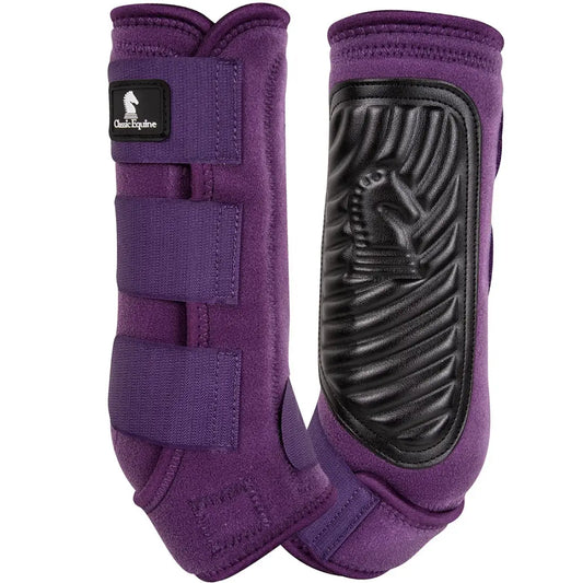 Sale Classic Equine ClassicFit® Sport Boots - Front Eggplant / Small Sport Boots