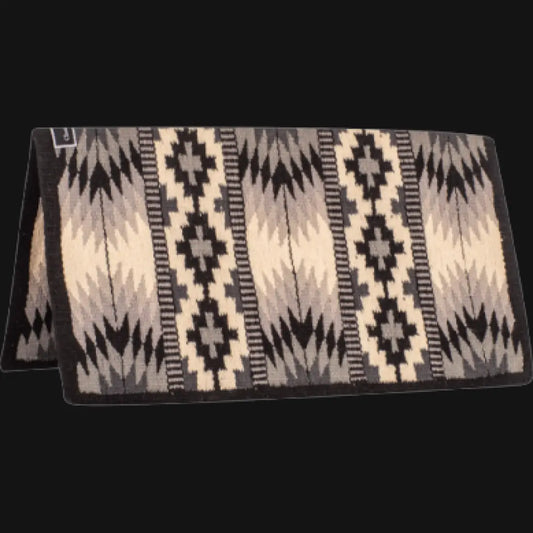 Sale Classic Equine Show Blanket 34’’ X 38’’ / Black-Grey Saddle Blanket