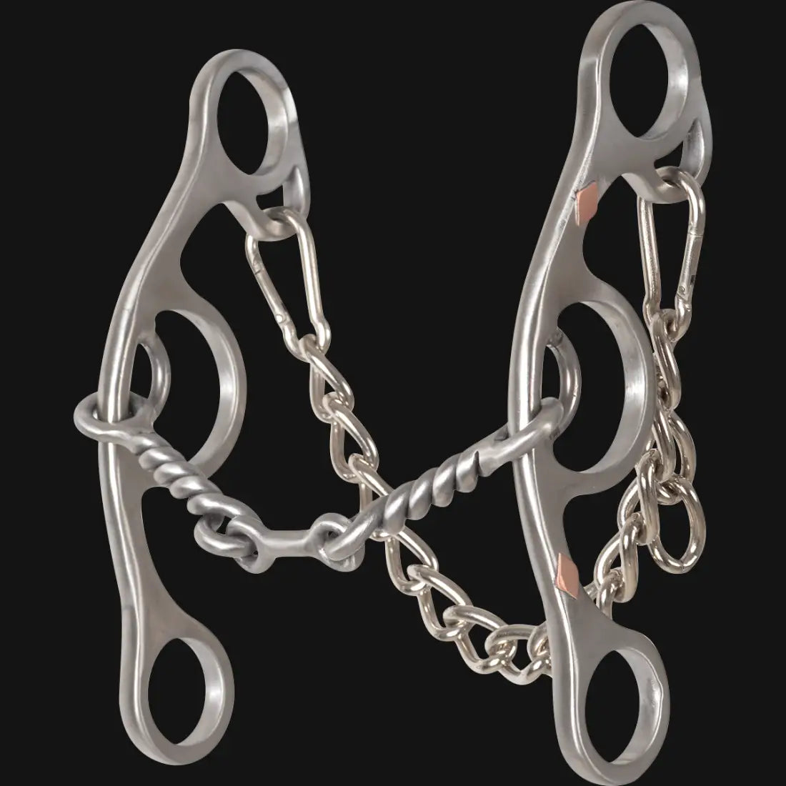 Sherry Cervi Barrel Bit Diamond II Short Shank - Stainless Steel Twisted Wire Dogbone Bit