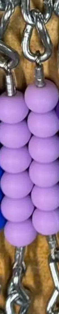 Silicone Bead Curb Strap Lavender Bit Accessories