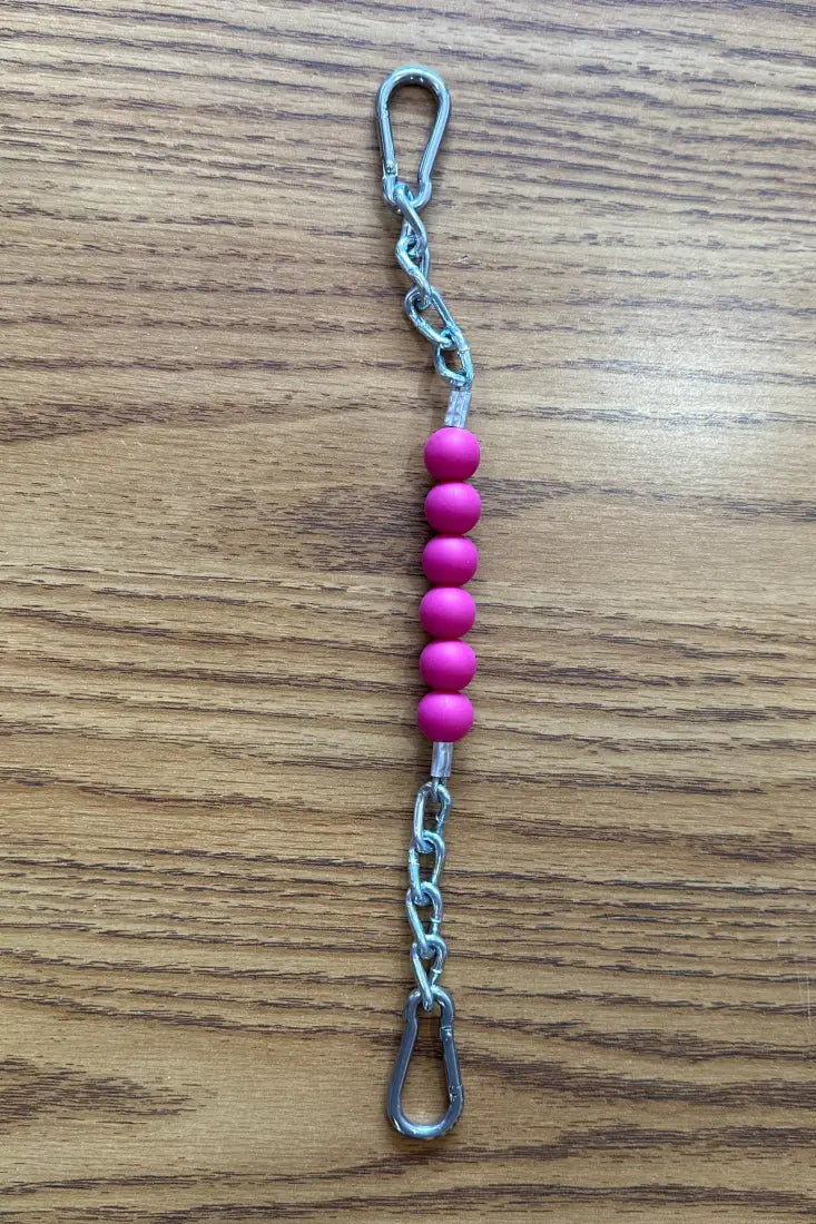 Silicone Bead Curb Strap Raspberry Bit Accessories