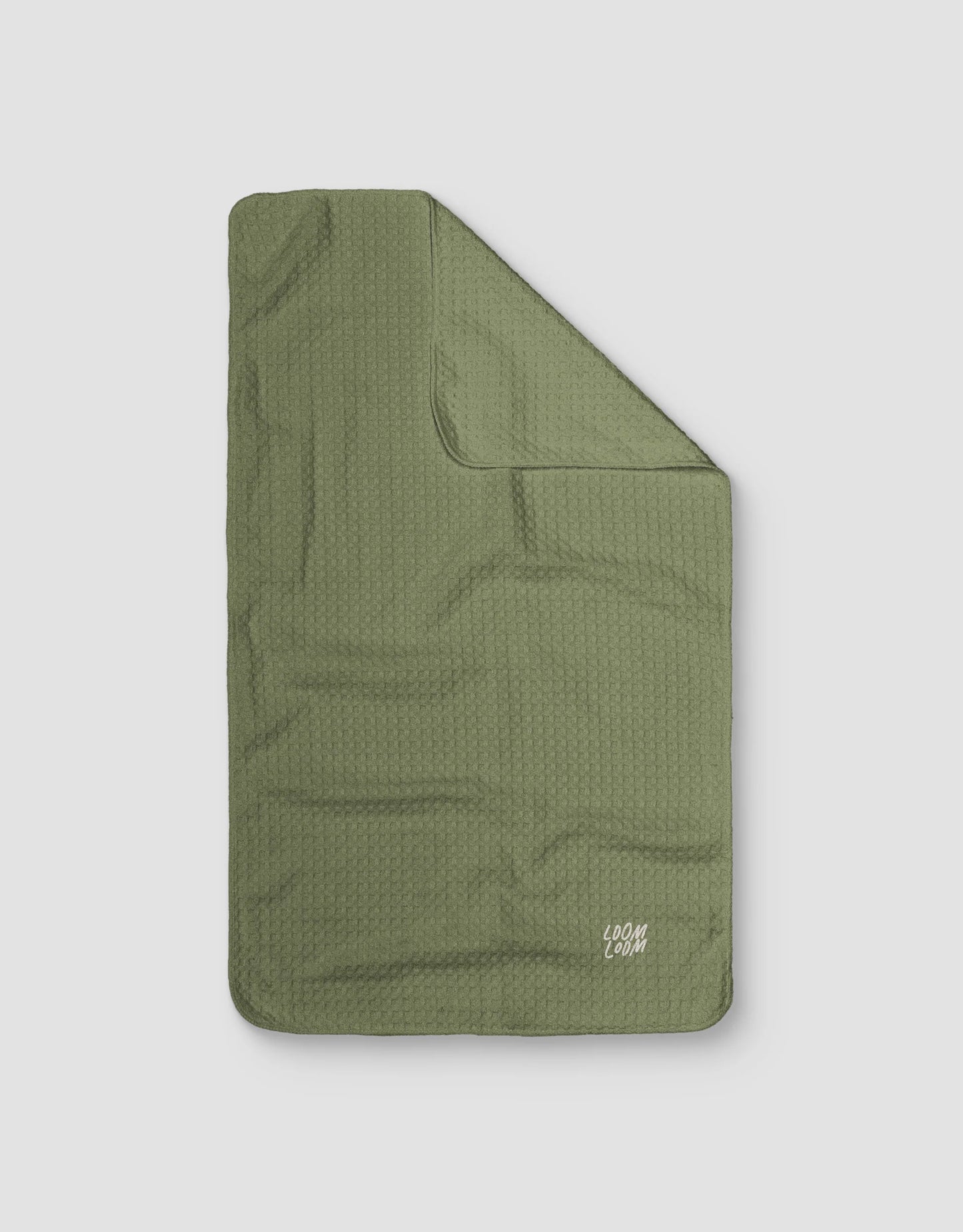 Muted Olive Green- Loom Loom Kitchen Tea Towel