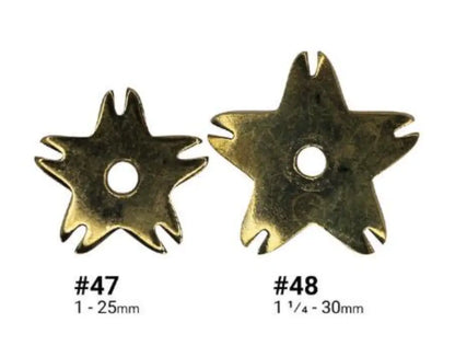 Spur Rowel Replacement Pairs - Brass Assortment #47 Miscellaneous Parts