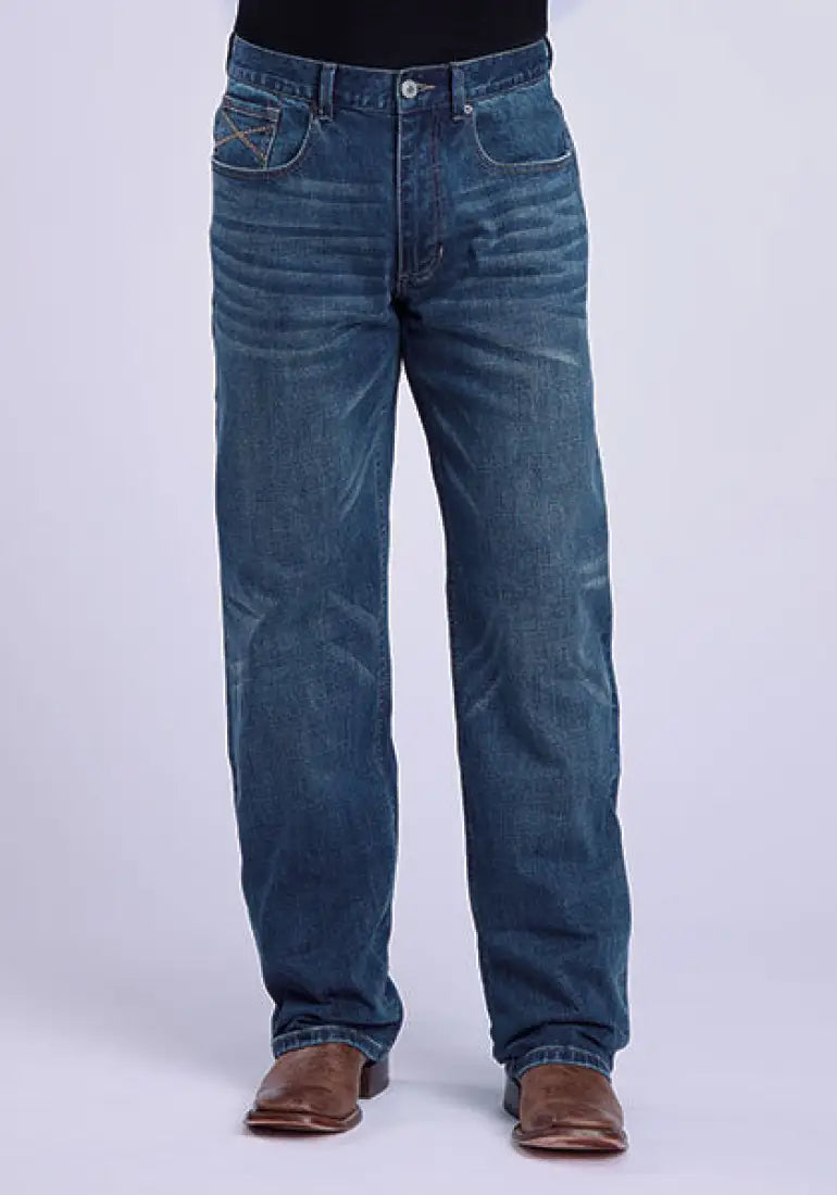 Stetson Men’s 1520 Relaxed Bootcut Jean Men’s Bottoms