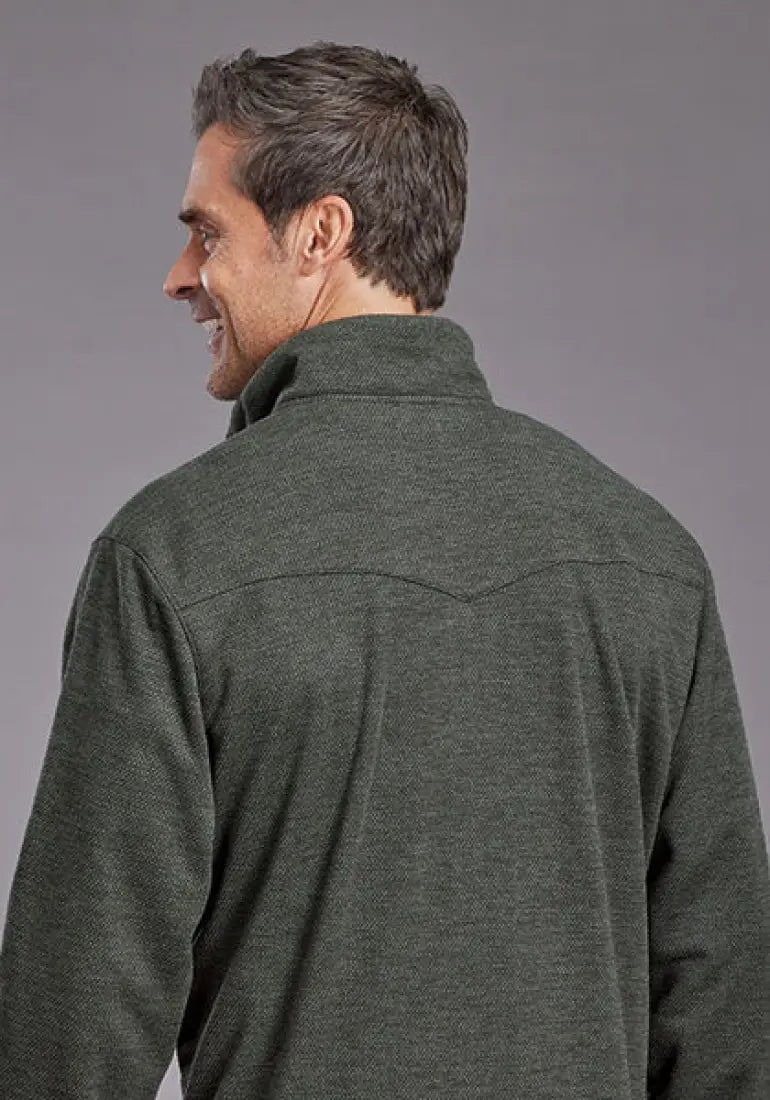 Stetson Men’s Honeycomb Bonded Knit Pullover Men’s Pullover