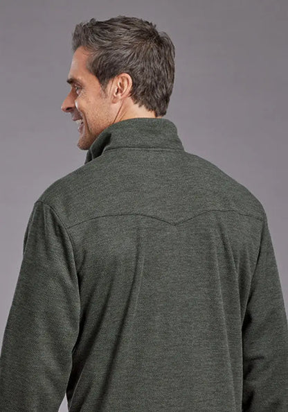 Stetson Men’s Honeycomb Bonded Knit Pullover Men’s Pullover