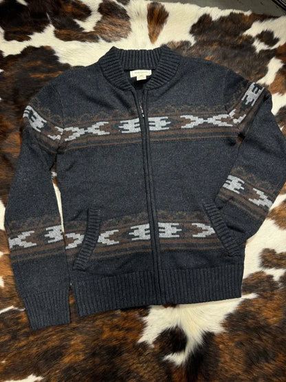 Stetson Men’s Thunderbird Full Zip Sweater Small Men’s Jacket