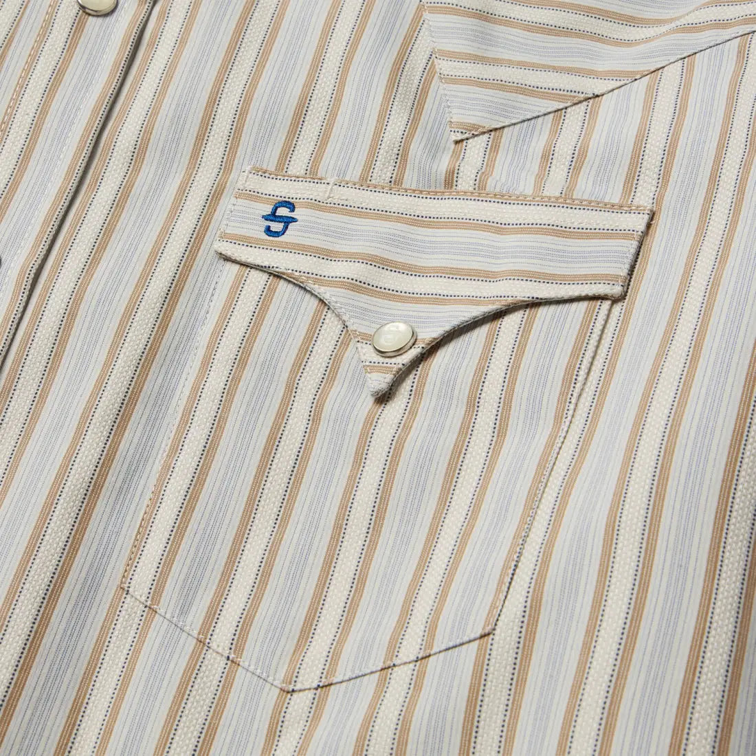 Stetson Men’s Ticking Dobby Stripe Western Shirt Men’s Western