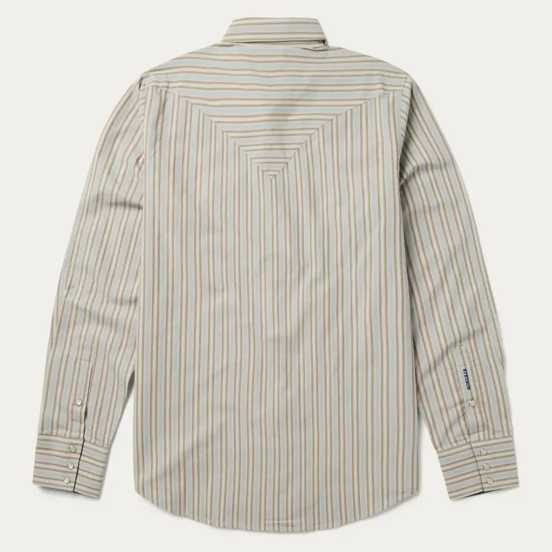 Stetson Men’s Ticking Dobby Stripe Western Shirt Men’s Western