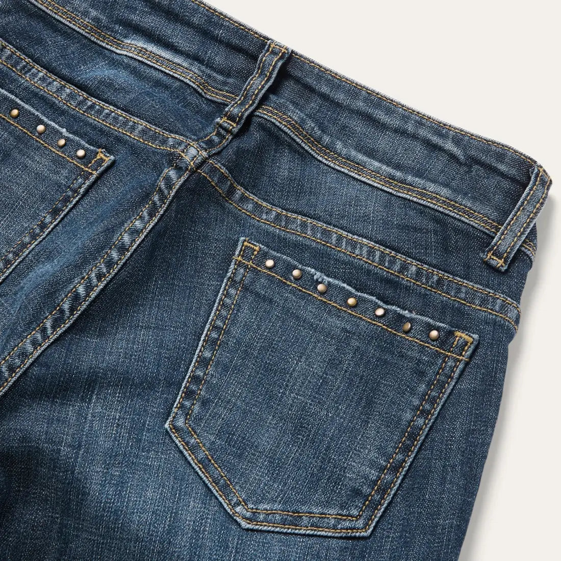 Stetson Women’s Gold Rivets 816 Classic Bootcut Jean Women’s Bottoms