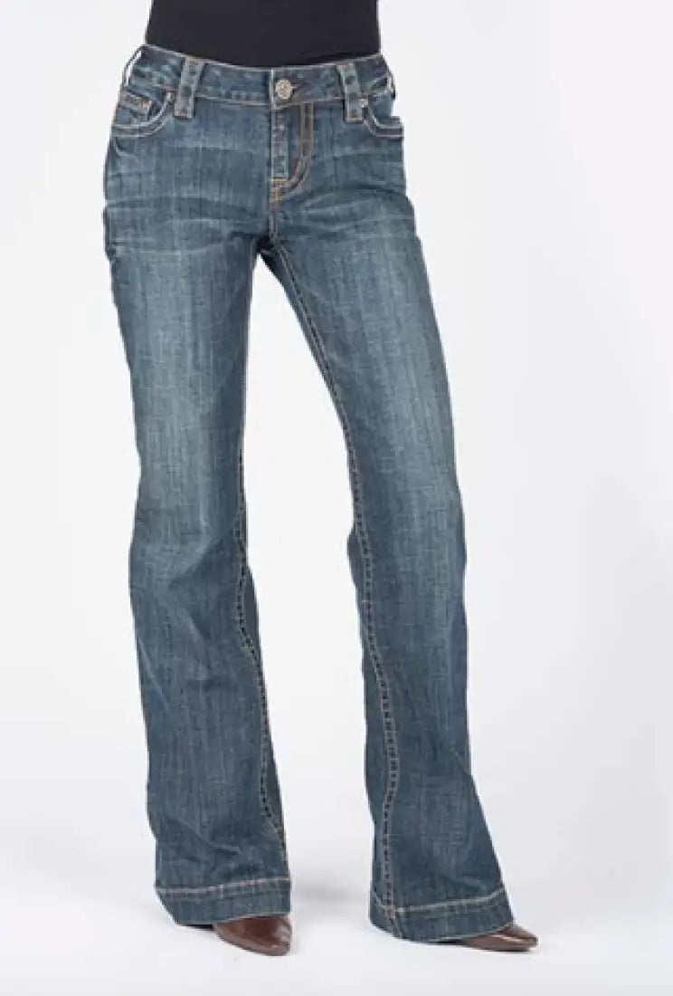 Stetson Women’s Open Stitched Circle 214 City Trouser Jean Women’s Bottoms