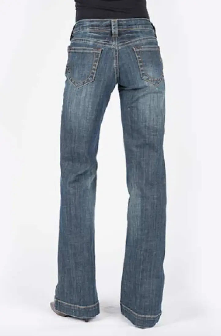 Stetson Women’s Open Stitched Circle 214 City Trouser Jean Women’s Bottoms