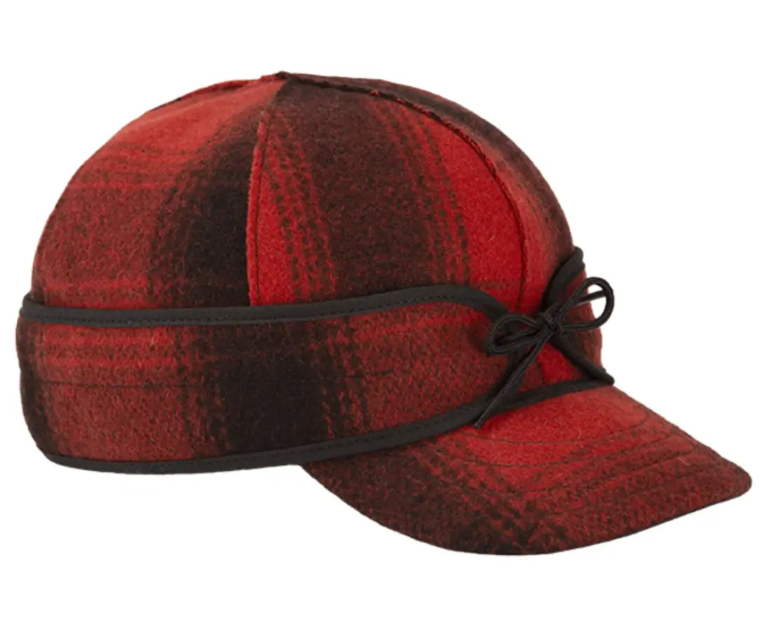 Stormy Kromer Original Stormy Hat 7 1/2 / Red/Black Plaid Winter Hats