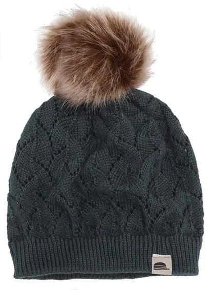Stormy Kromer Women’s PomPom Beanie Deep Blue Winter Hats