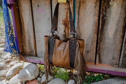 STS Boho Cowgirl Large Tote Purse