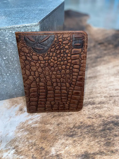 STS Catalina Croc Magnetic Wallet Wallet