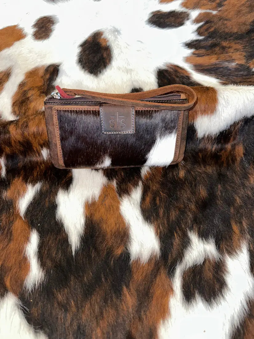 STS Cowhide Haley Wallet 2 White Spots Wallet