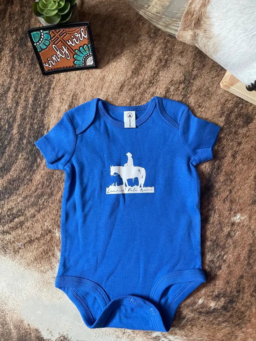 STW Boy’s Infant Leanin’ Pole Horse & Rider T-Shirt 24M Cobalt Blue Boy’s Infant