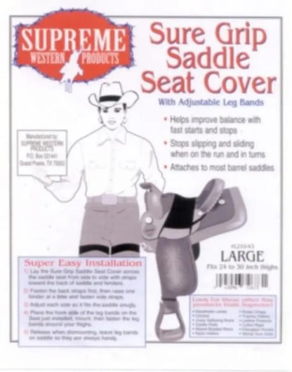 Supreme Sure Grip Saddle Seat Cover - ’Magic Seat’ Riding & Saddle Accessories