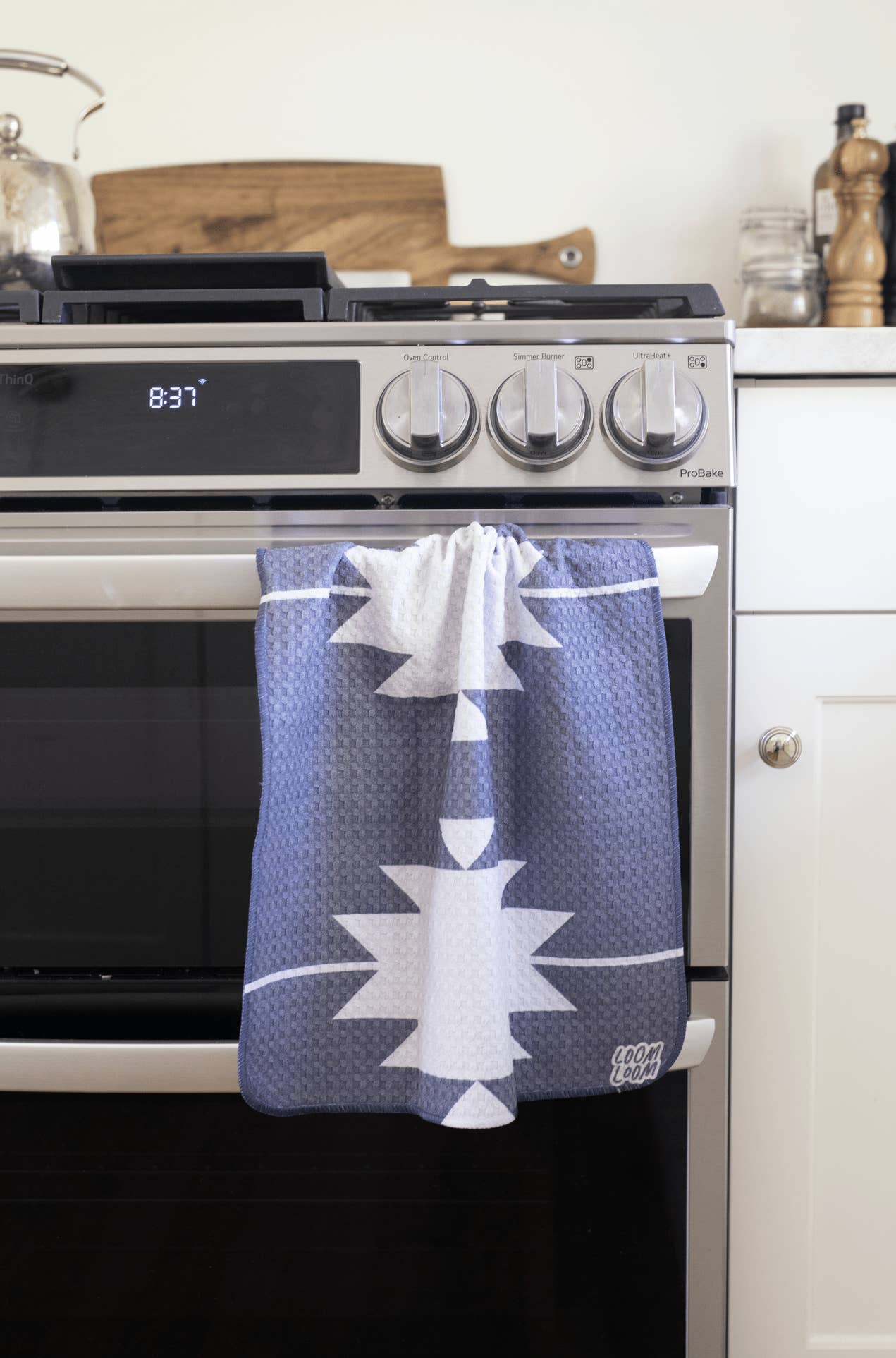 Southwest Navy- Loom Loom Kitchen Tea Towel