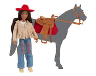 Breyer Freedom Series "Sylvie | Western Rider & Tack"