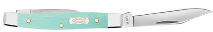 Case Seafoam Green G-10 Smooth Small Pen Knife