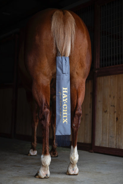 Hay Chix Gray & Gold Tail Bag