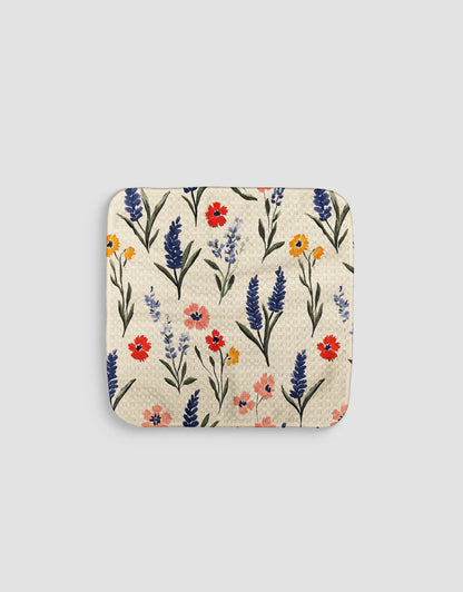 Tan Wildflowers - Loom Loom Kitchen Tea Towel Set