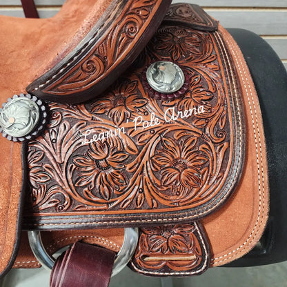 Trent Ward 14.5’’ Platinum Calf Rope Saddle 14.5’’ / 6.5’’ Rope Saddle