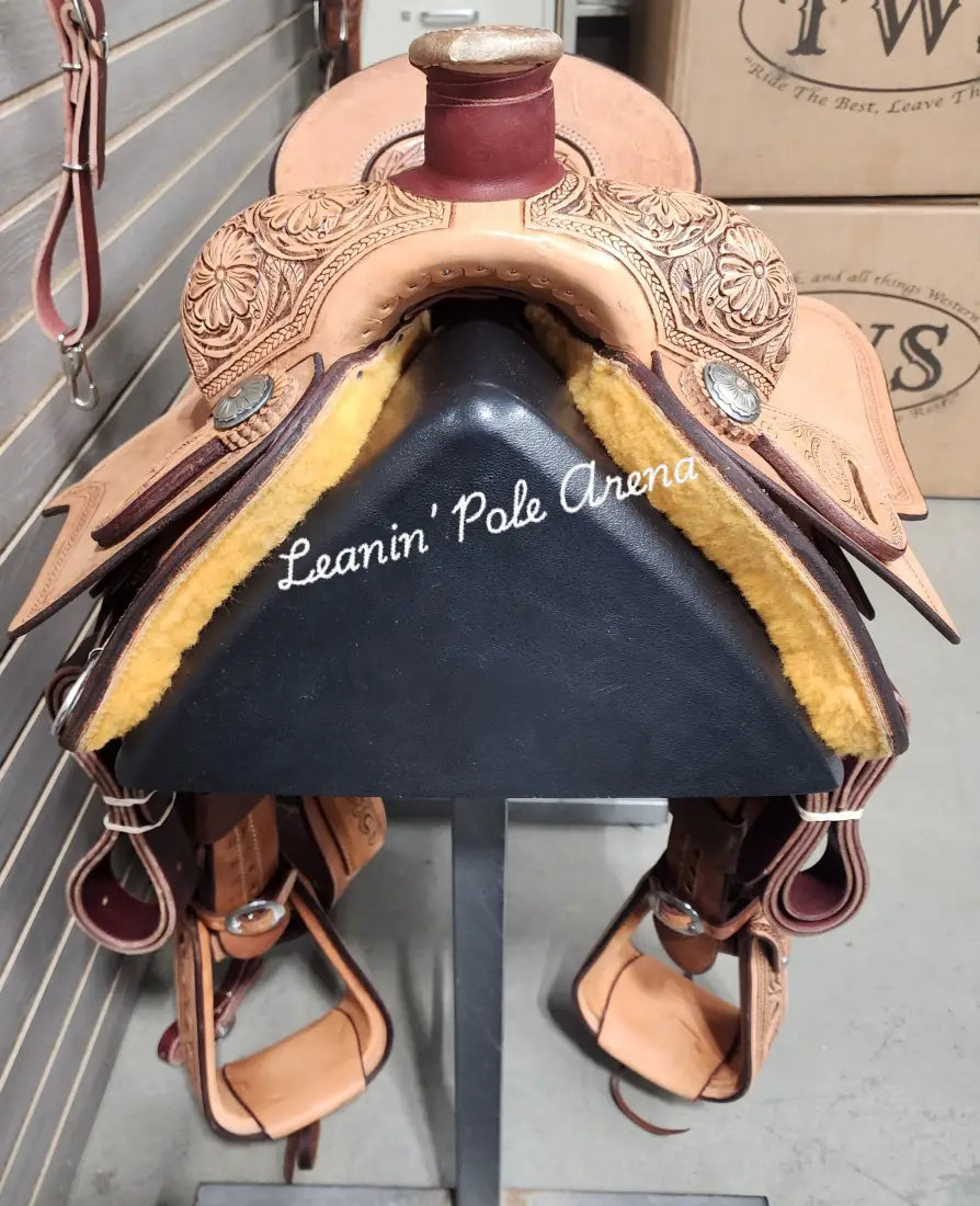 Trent Ward 14.5’’ Platinum Calf Rope Saddle 14.5’’ / 6.5’’ Rope Saddle