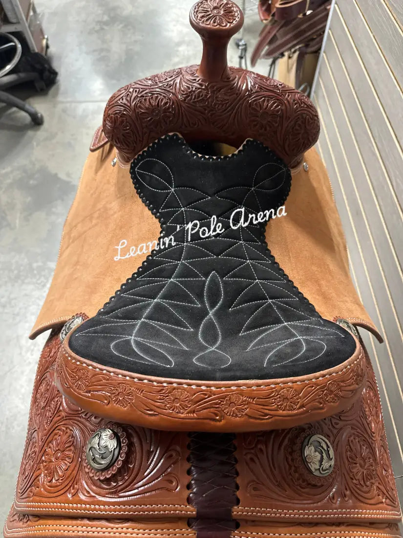 Trevor Brazile Relentless 14’’ Calf Roper Saddle - 14’’ / 6.5’’ - Rope Saddle