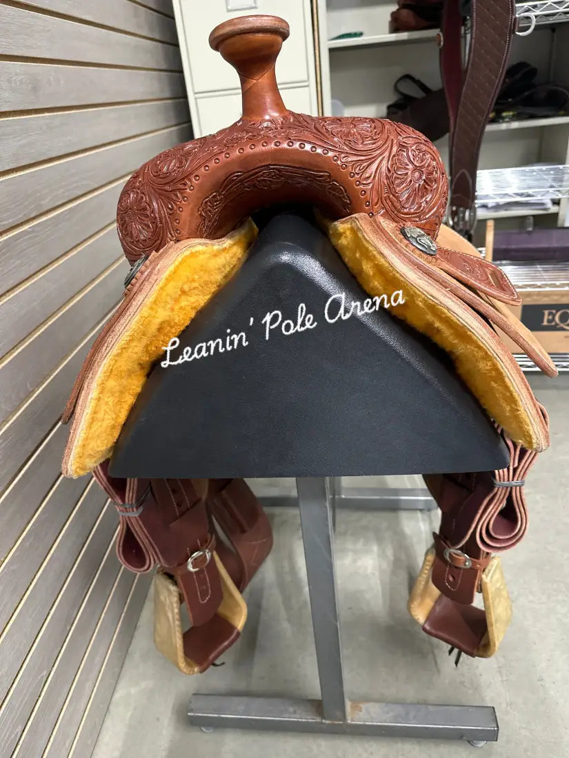 Trevor Brazile Relentless 14’’ Calf Roper Saddle - 14’’ / 6.5’’ - Rope Saddle