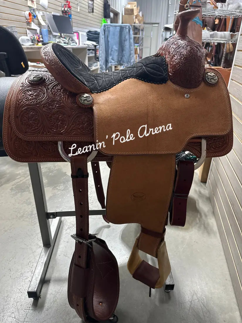 Trevor Brazile Relentless 14’’ Calf Roper Saddle - 14’’ / 6.5’’ - Rope Saddle