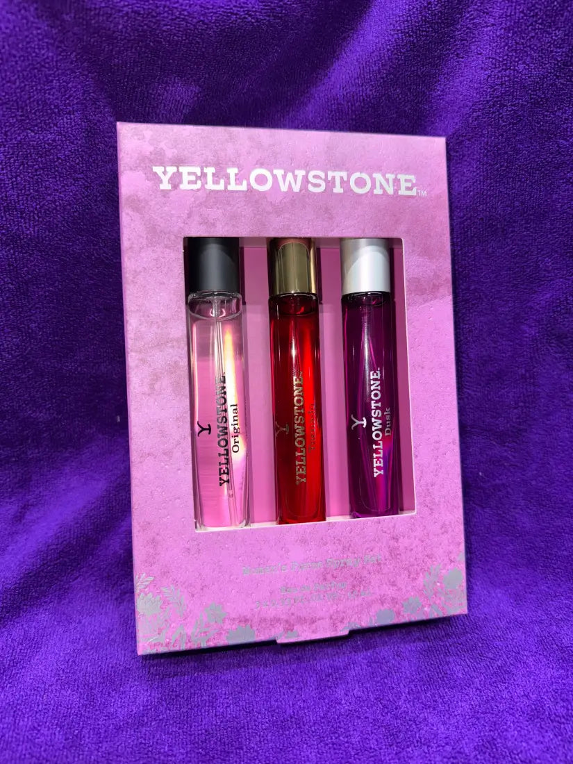 TRU Women’s Yellowstone Perfume Purse Spray Trio Fragrance
