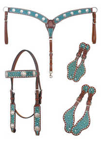 Rafter T "Turquoise" Tack Set