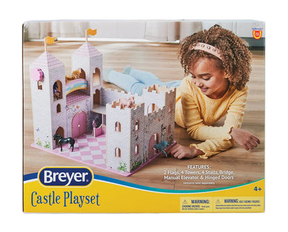 Breyer Freedom Series "Unicorn Magic Deluxe Wood Castle Playset"