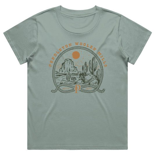 Pendleton Women's Seafoam Western Oasis T-Shirt