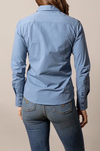 Kimes Ranch Women's Carbon Blue KR Team Shirt