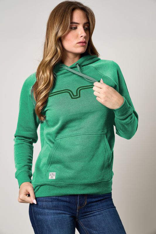 Kimes Ranch Women's Kelly Green Outlier Hoodie