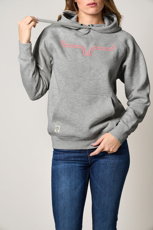 Kimes Ranch Women's Grey Heather Outlier Hoodie