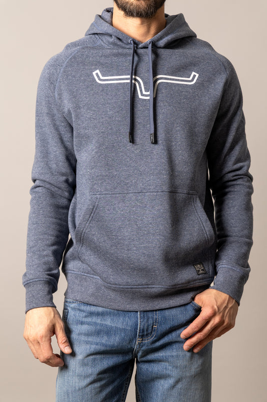 Kimes Ranch Men's Blue Heather Outlier Hoodie