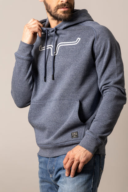 Kimes Ranch Men's Blue Heather Outlier Hoodie