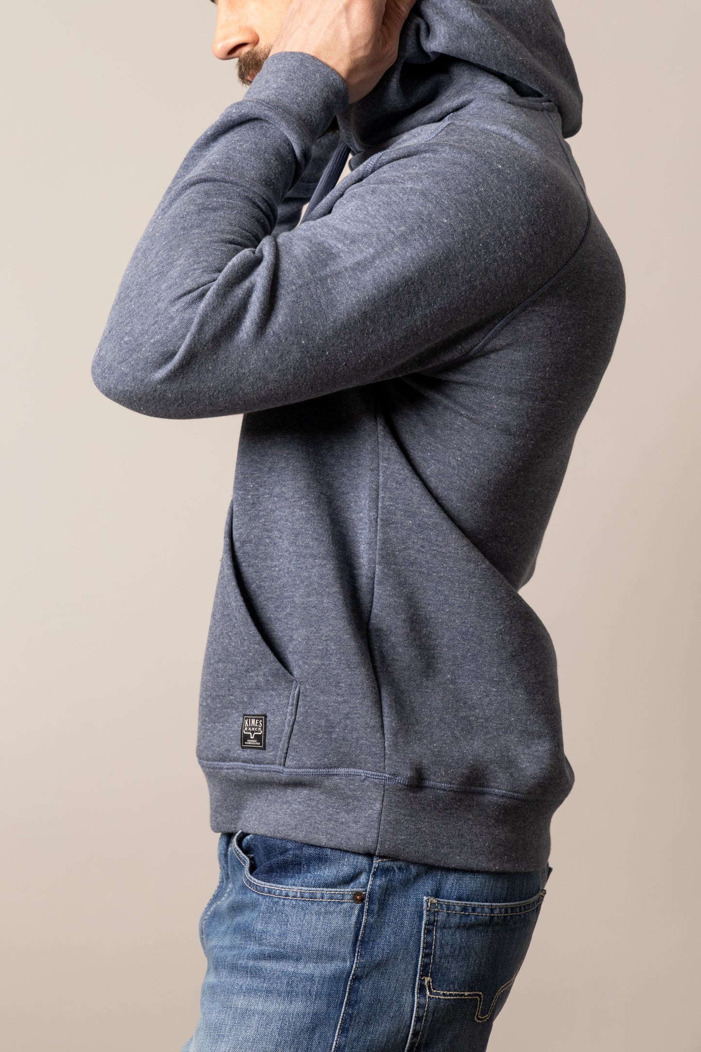 Kimes Ranch Men's Blue Heather Outlier Hoodie