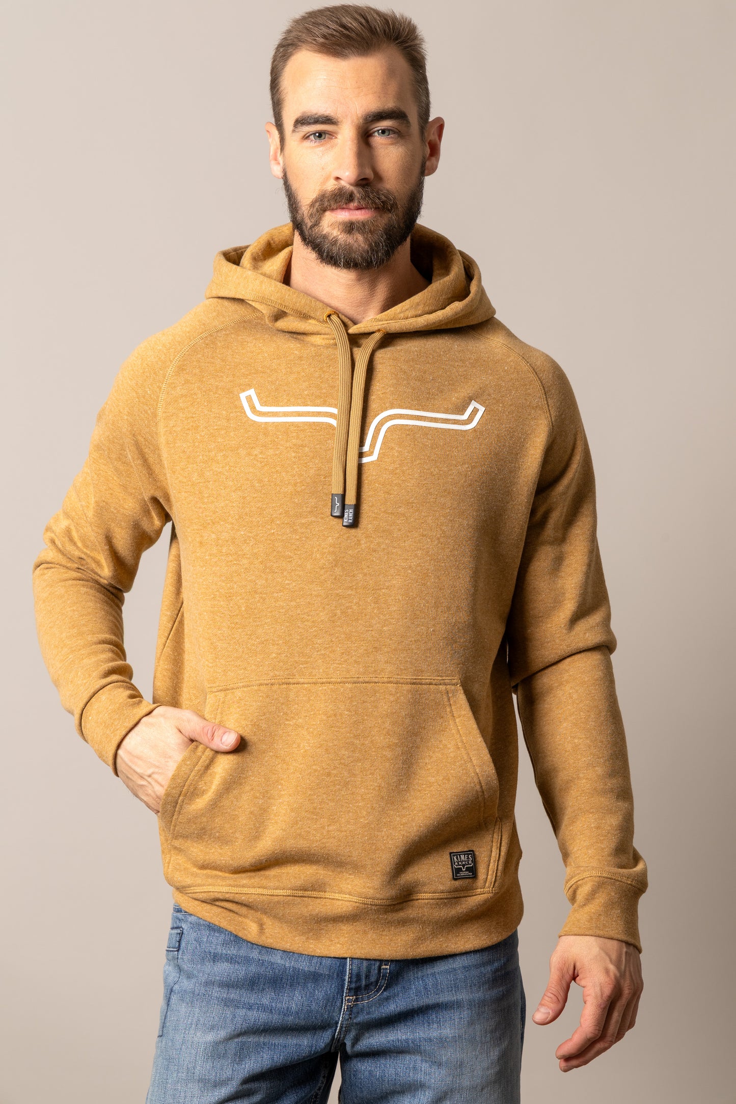 Kimes Ranch Men's Rust Heather Outlier Hoodie