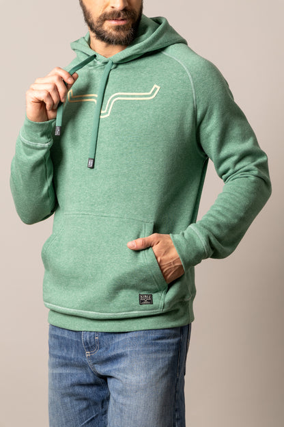 Kimes Ranch Men's Green Heather Outlier Hoodie