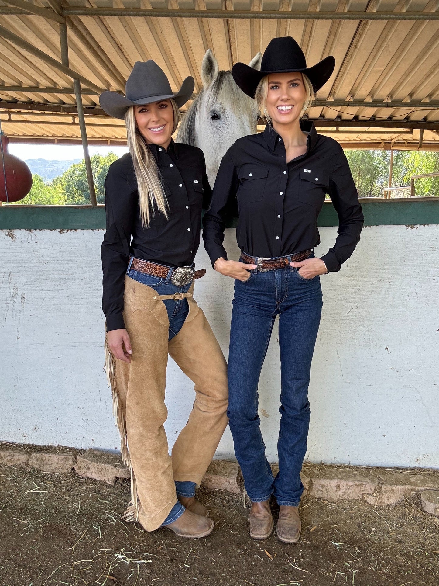 Ferrell Women's Core Black Western Shirt