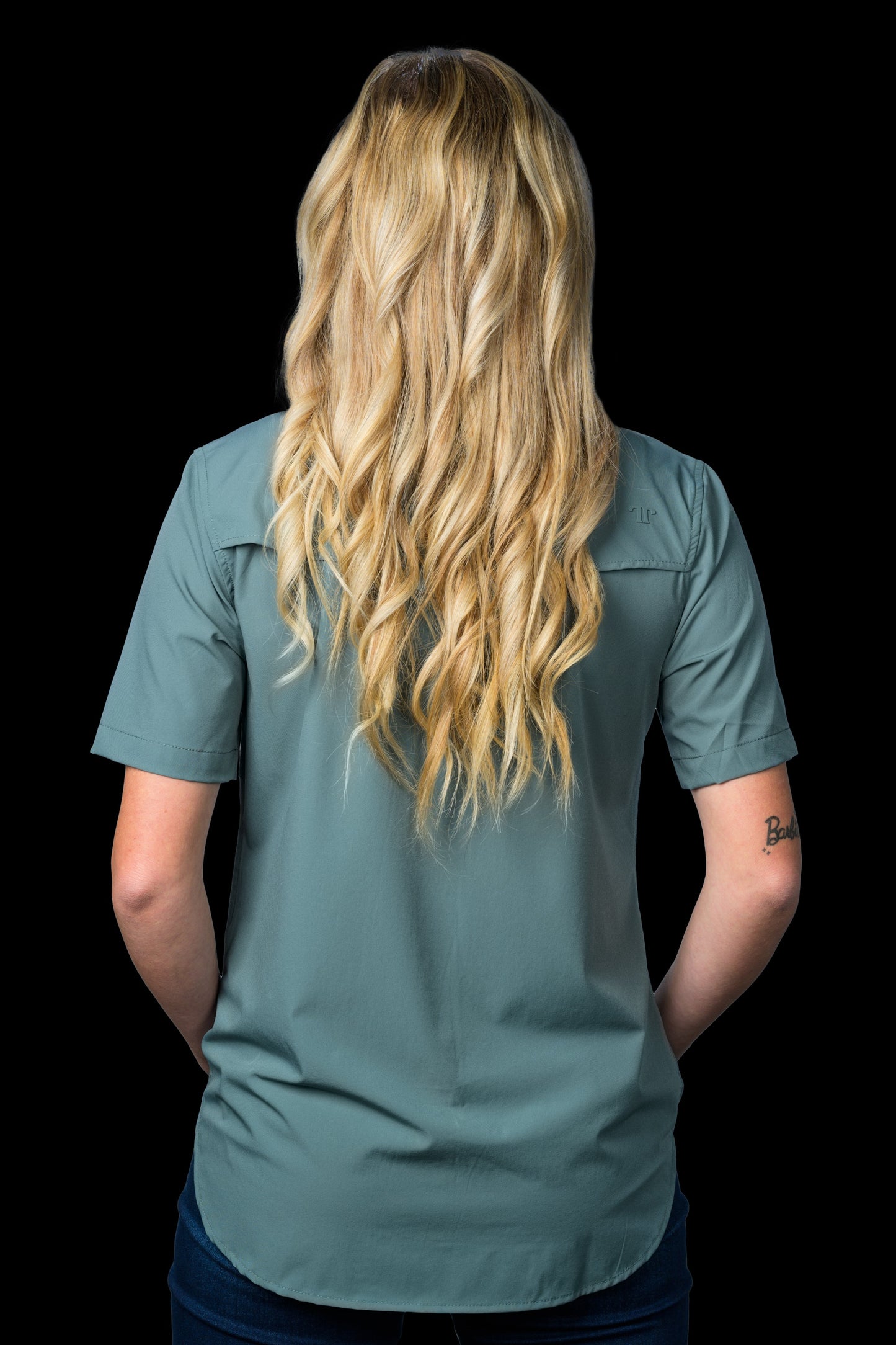 Ferrell Women's Core Aqua Short Sleeve Western Shirt