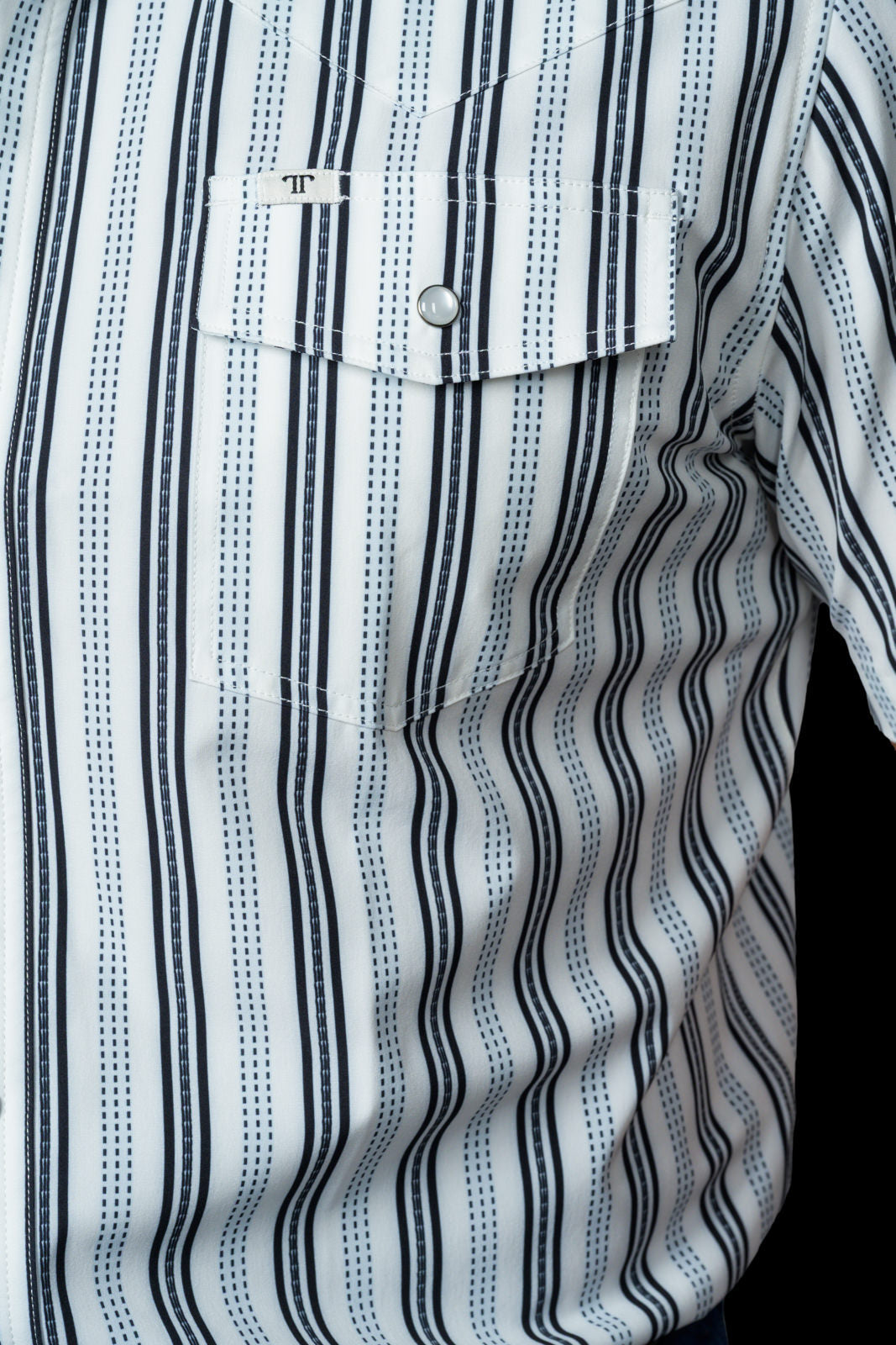 Ferrell Men's The Jake White Short Sleeve Western Shirt