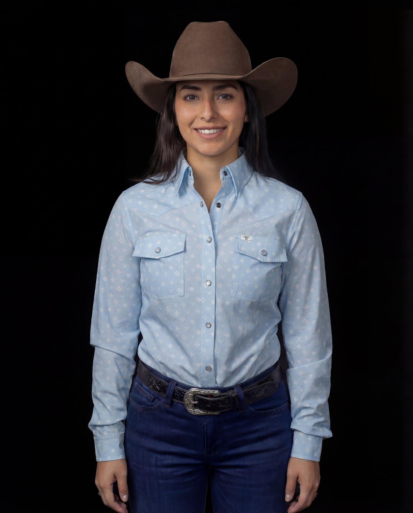 Ferrell Women's Remi Blue Western Shirt