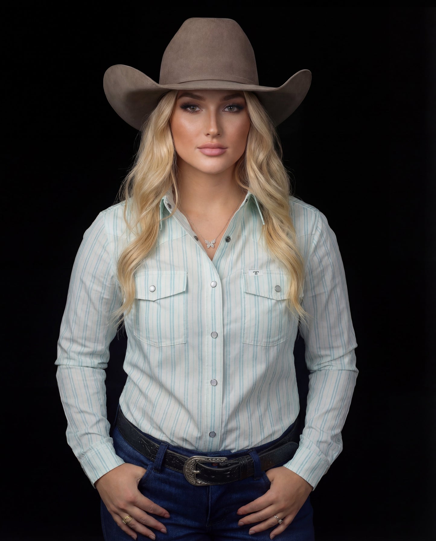 Ferrell Women's Jackie Green Western Shirt